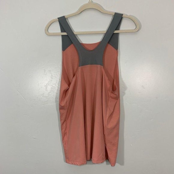 🌷Nike Women’s Dri-Fit Pink Gray Mesh Active Top - Picture 6 of 9